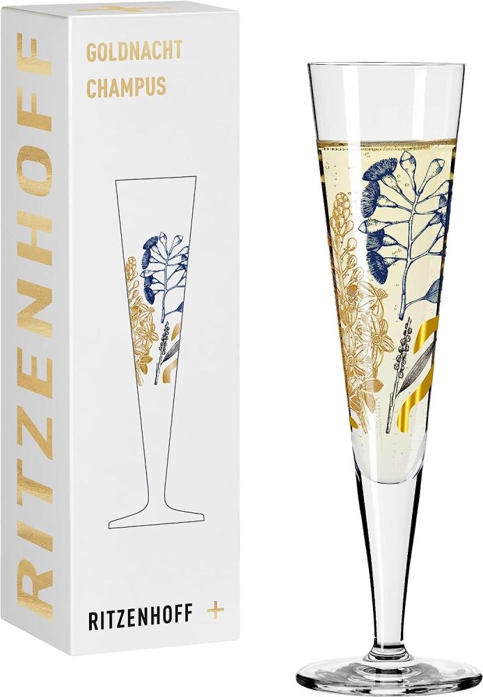 Ritzenhoff 1071034 Champagnerglas #34 GOLDNACHT Concetta Lorenzo 2023 in Geschenkbox Bild 1