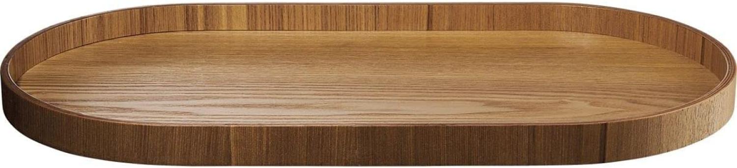 ASA Selection wood Holztablett Oval, Holz Tablett, Serviertablett, Weidenholz, 44 x 22. 5 cm, 53695970 Bild 1