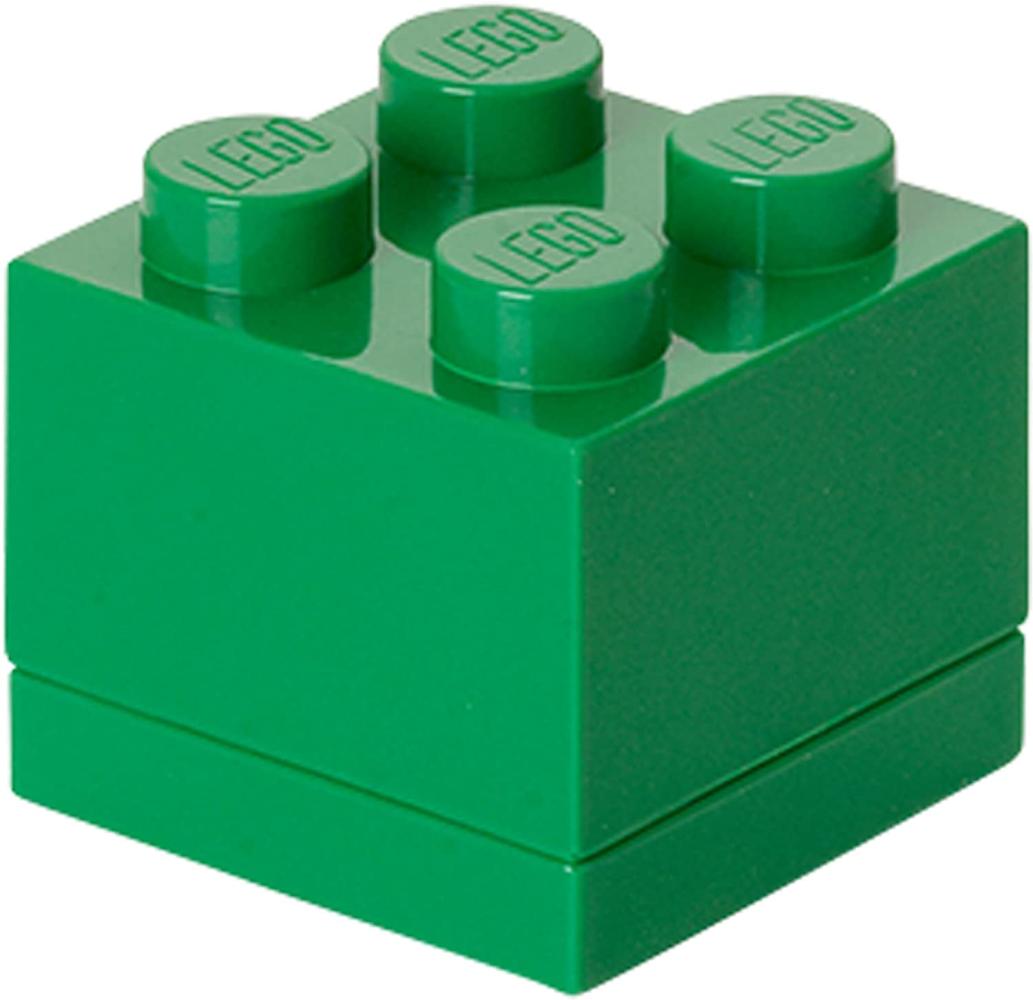 Lego 'Storage Brick' 4 Noppen 4,6 x 4,3 cm Polypropylen grün Bild 1