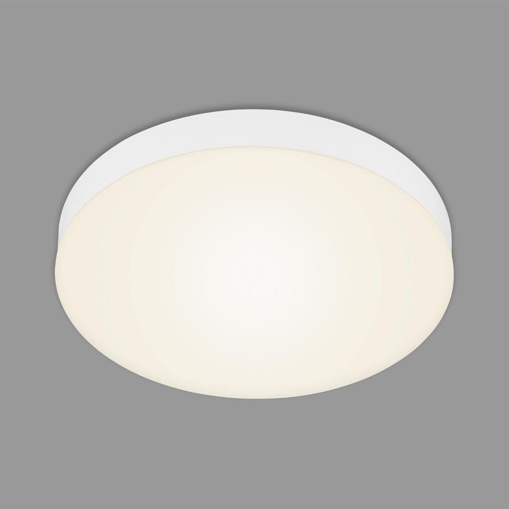 BRILONER - LED Deckenlampe rahmenlos, LED Deckenleuchte, LED Aufbauleuchte, warmweiße Farbtemperatur, Ø287 mm, Weiß Bild 1