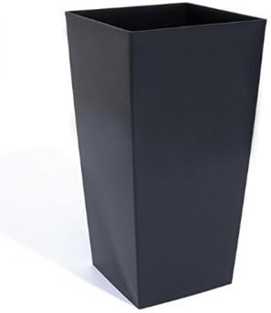 Prosper Plast Blumentopf mit Innentopf, 50 cm hoch, Kunststoff, rutschsicher, Urbi-Serie, Größe XL, anthrazit, 7 Farben Bild 1