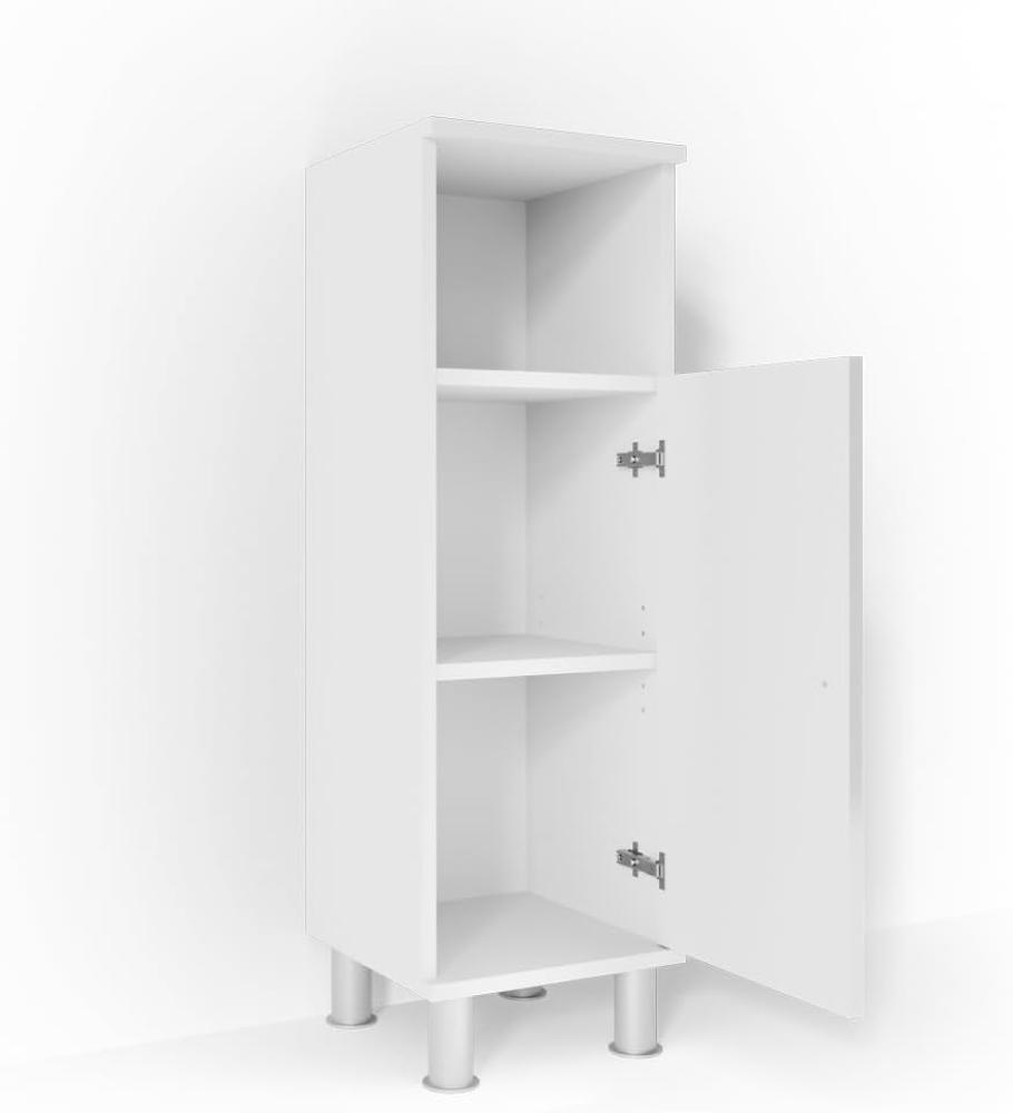 VICCO 'Fynn' Badezimmer Midischrank, Weiß Hochglanz, 95 x 30 cm Bild 1