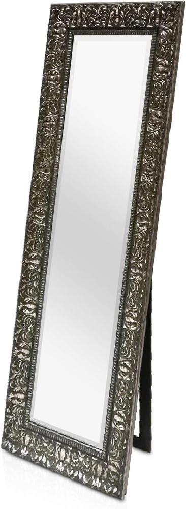 Chelsea Spiegel Holzrahmen rechteckig 130 x 45 cm Vintage Silber Bild 1