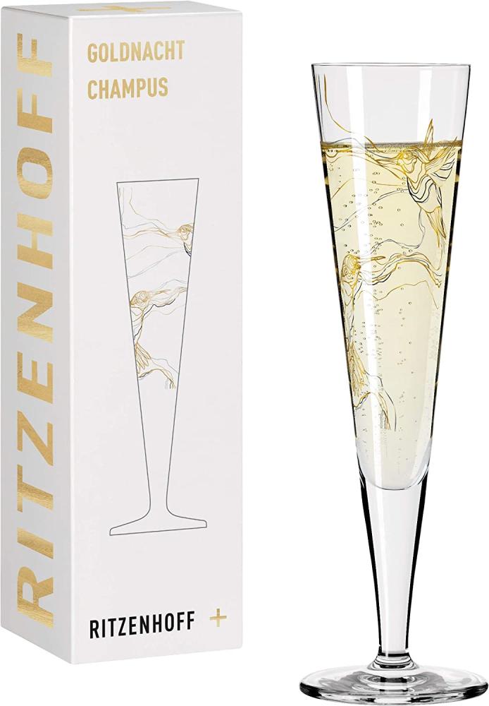 Ritzenhoff 1078278 Champagnerglas #8 GOLDNACHT Marvin Benzoni 2020 Bild 1