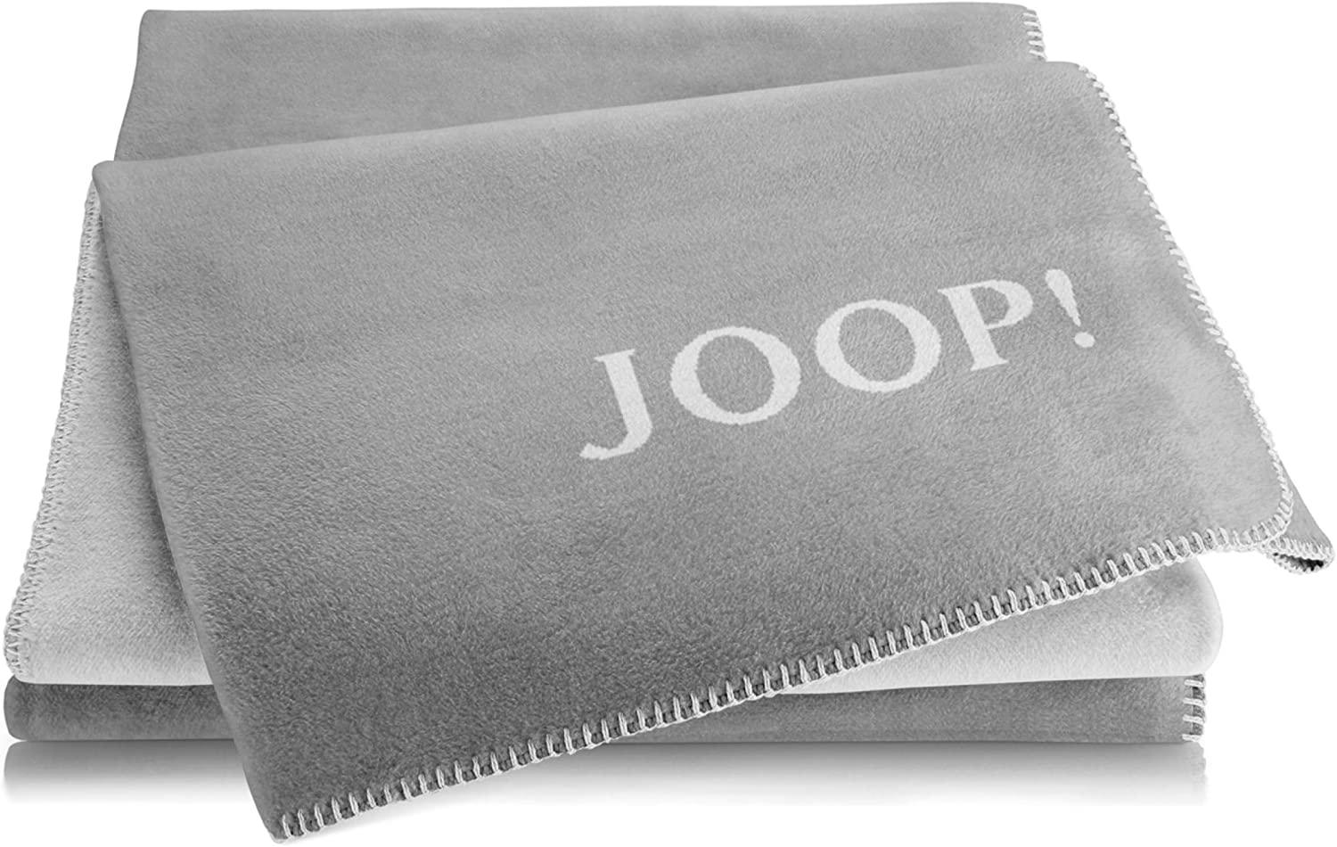 Joop Decke, Uni-Doubleface, Graphit-Rauch, 150x200 cm Bild 1