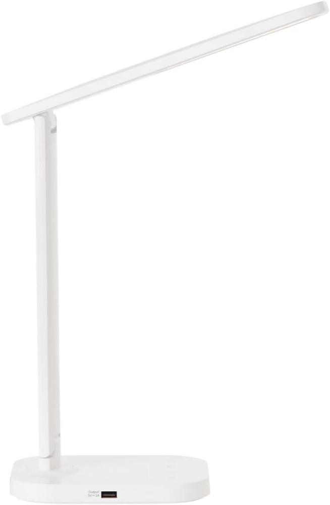 BRILLIANT Vicari LED Tischleuchte weiß | 1x LED integriert, 6W LED integriert, (Lichtstrom: 450lm, Lichtfarbe: 3000-6100K) Bild 1