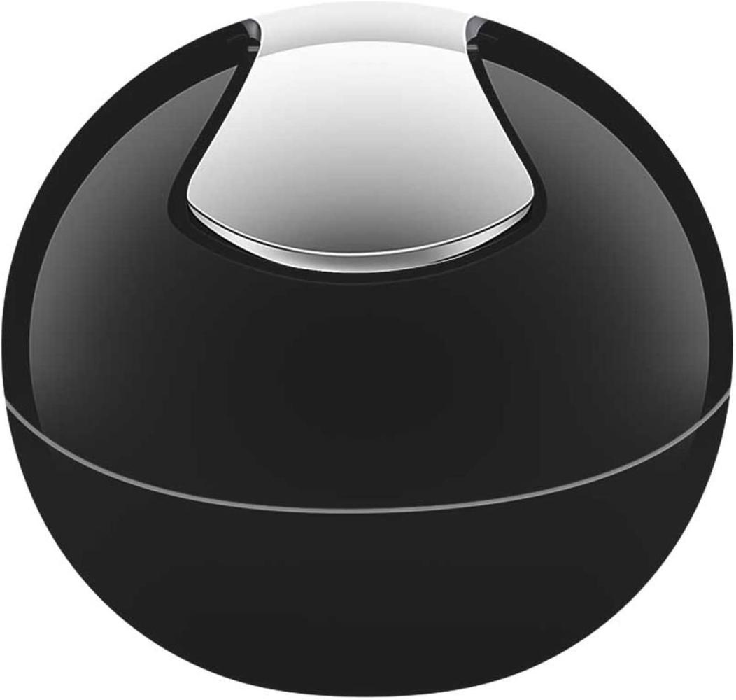 Spirella 'Bowl' Abfalleimer, schwarz, 1 Liter Bild 1