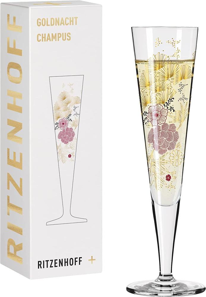 Ritzenhoff 1071020 Champagnerglas #20 GOLDNACHT Kathrin Stockebrand 2022 Bild 1