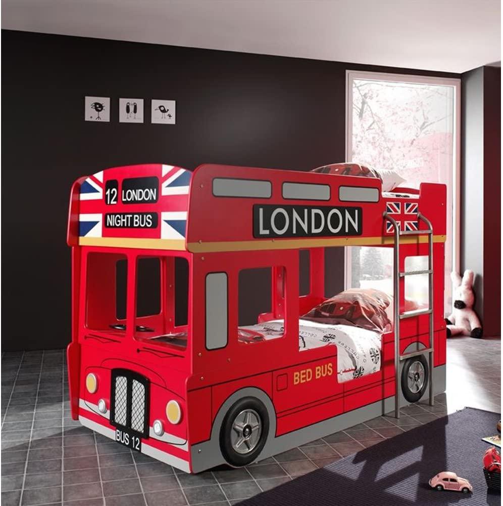 Vipack 'London Bus' Spielbett 90x200 Bild 1