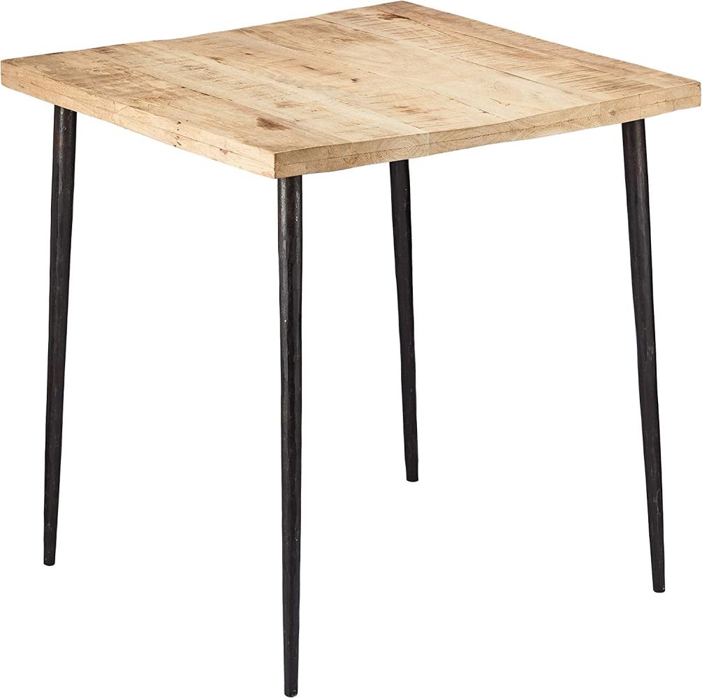Tisch 'Slated' aus Eisen und Holz 76 x 70 x 70 cm Bild 1