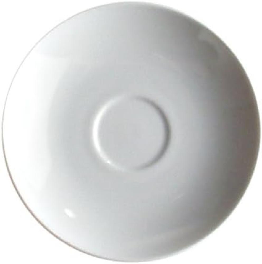 Alessi Mami Tee Untertassenn 6 Stück aus weißem Porzellan 16,0cm Bild 1