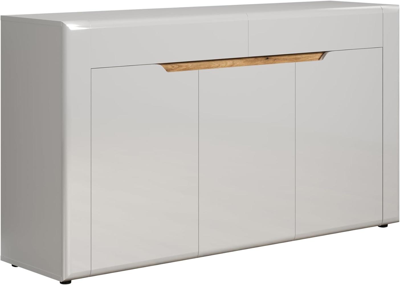 Sideboard Marlon in weiß Hochglanz 150 cm Bild 1