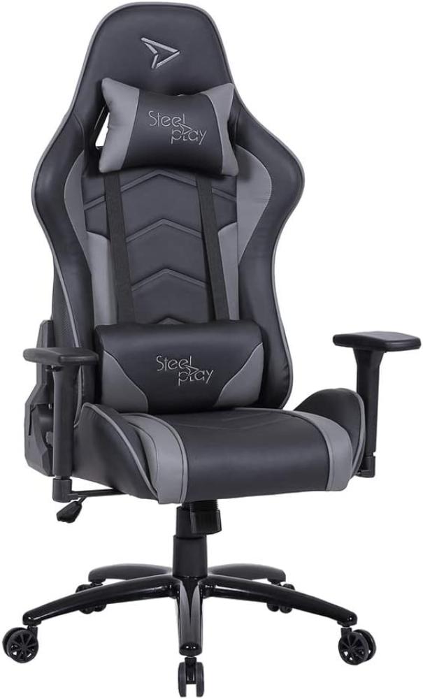 Steelplay SGC01 Gaming-Sessel 150 kg Gepolsterter ausgestopfter Sitz Gepolsterte Rückenlehne PC Metall Bild 1