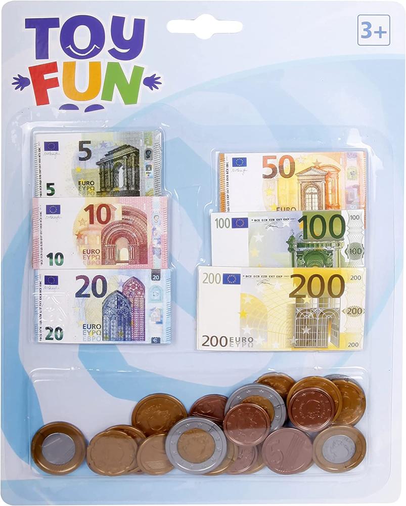 Toy Fun Eurocash Scheine und Münzen Bild 1