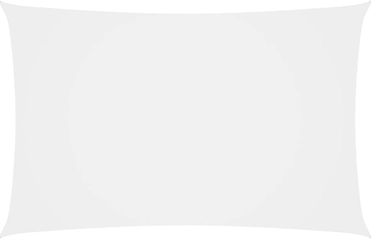 Sonnensegel Oxford-Gewebe Rechteckig 4x7 m Weiß Bild 1