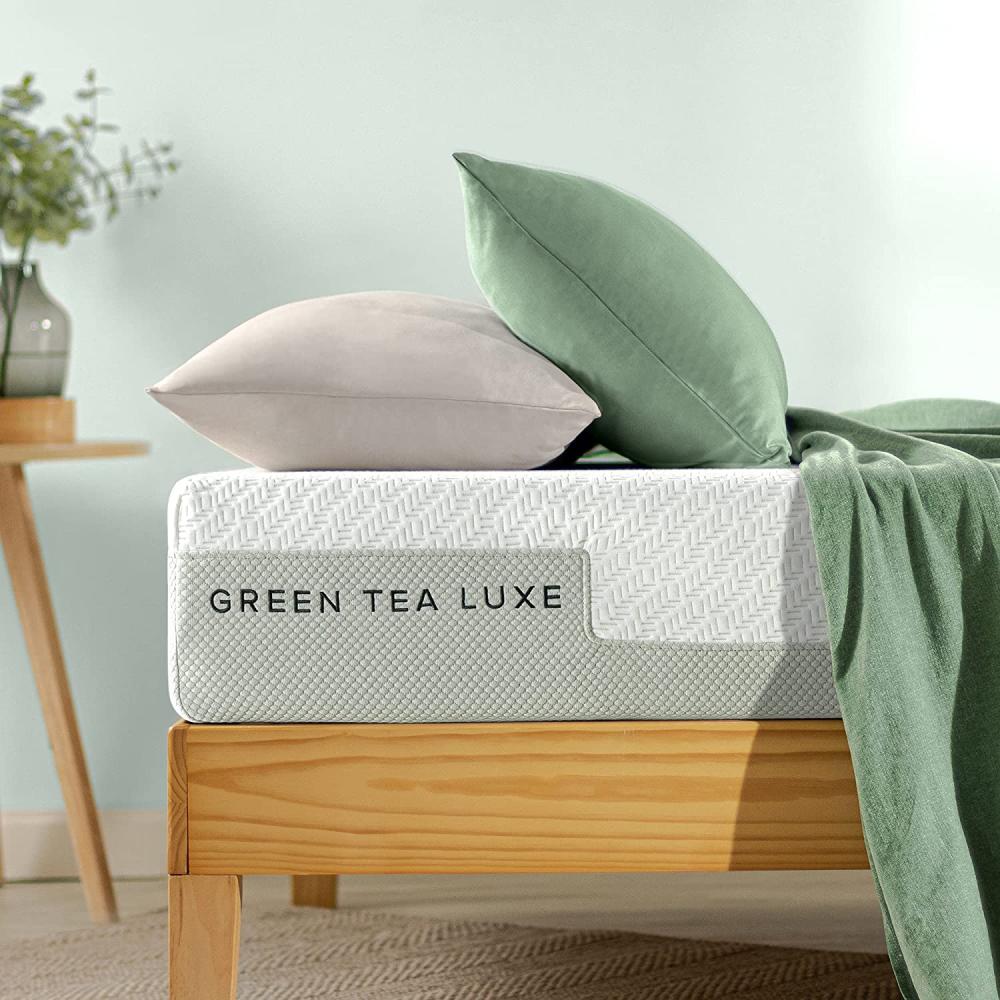 ZINUS Green Tea Luxe Memory Schaum Matratze | Anpassungsfähige 7 Zonen Matratze | 100 x 200 cm | Höhe 20 cm | H3-H4 Mittelfest | Rollmatratze | OEKO-TEX Bild 1