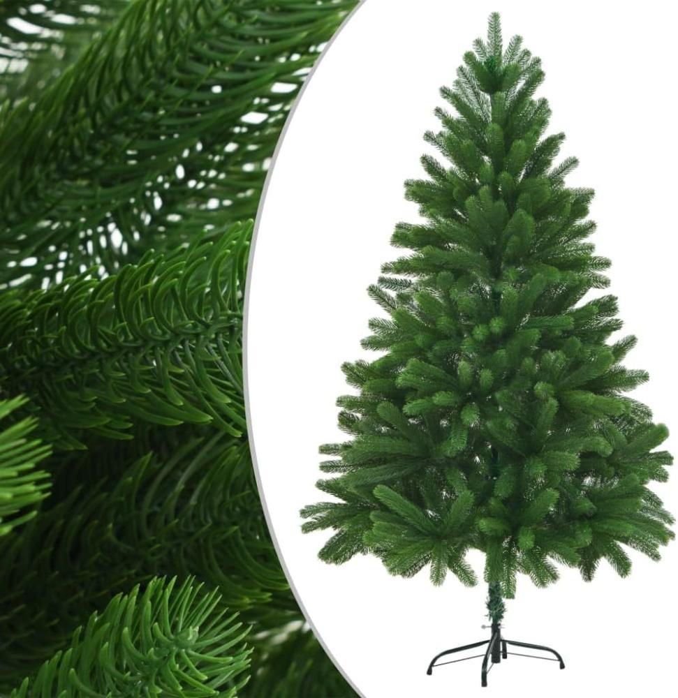 vidaXL Künstlicher Weihnachtsbaum Naturgetreue Nadeln 210 cm Grün Bild 1