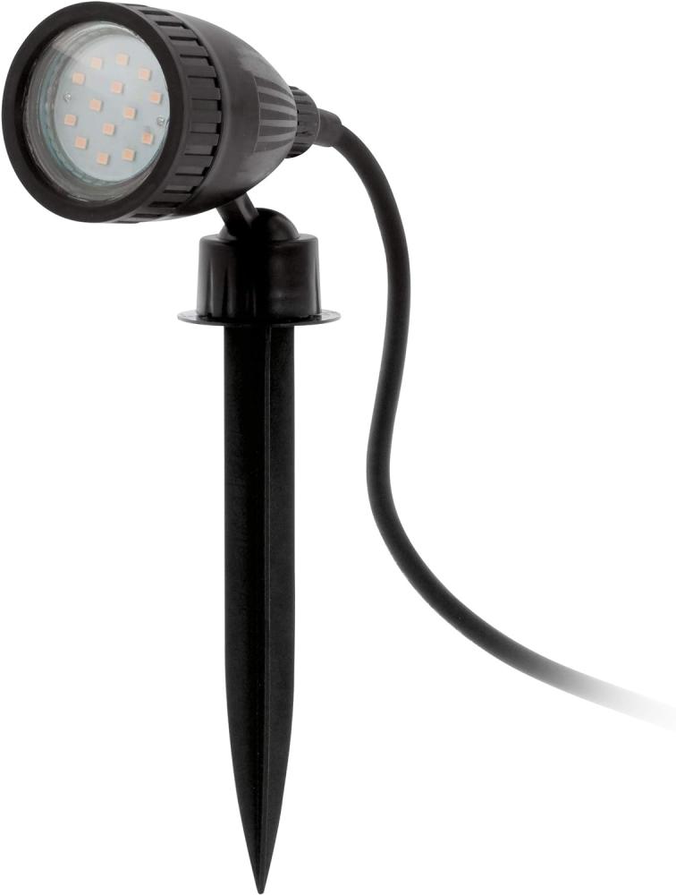 Eglo 93384 Aussen-LED Strahler NEMA 1 schwarz, GU10 max. 1X3W Bild 1