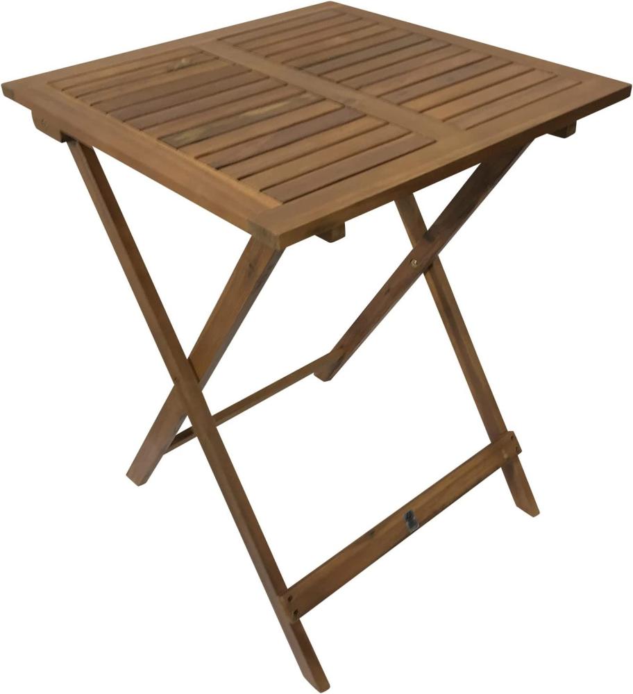 Klapptisch Bistrotisch Holztisch, klappbar aus Akazienholz Bild 1