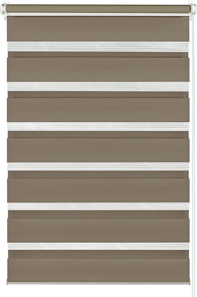 Gardinia EasyFix Doppelrollo mocca 100 x 150 cm Bild 1