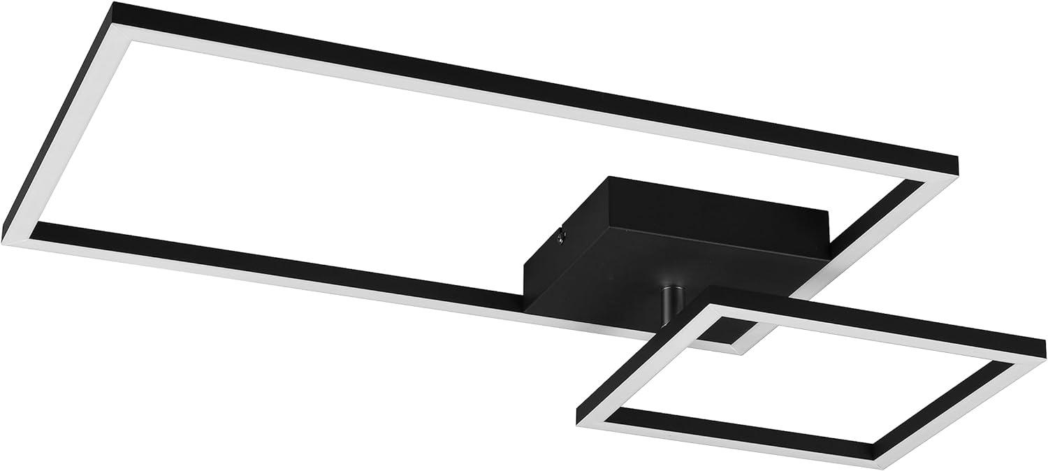 Reality LED Deckenleuchte Padella schwarz matt Switch Dimmer, schwenkbar Bild 1