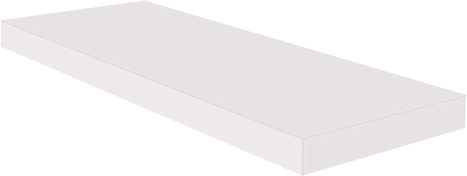 Wandregal Wandboard Hängeregal Schweberegal Weiß matt Lack 60 cm Bild 1