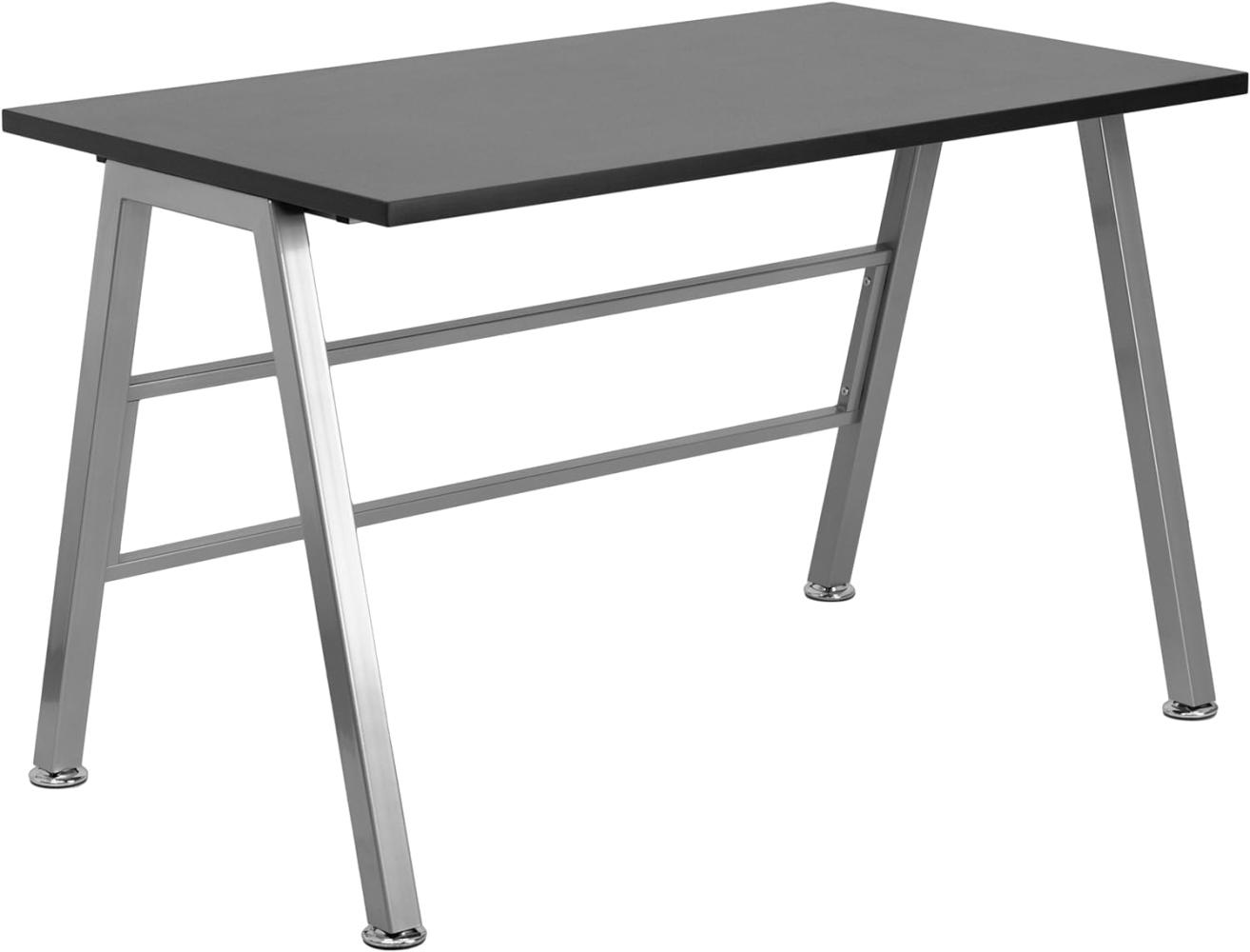 Flash Furniture High Profile Schreibtisch, Schwarz Bild 1