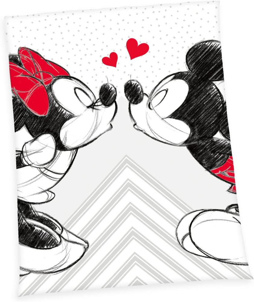 Mickey & Minnie Fleecedecke - 150 x 200 cm Bild 1