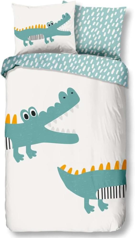 Muller Textiel Crocodile Bettbezug Multi 140 x 200 / 220 cm Weiß Bild 1
