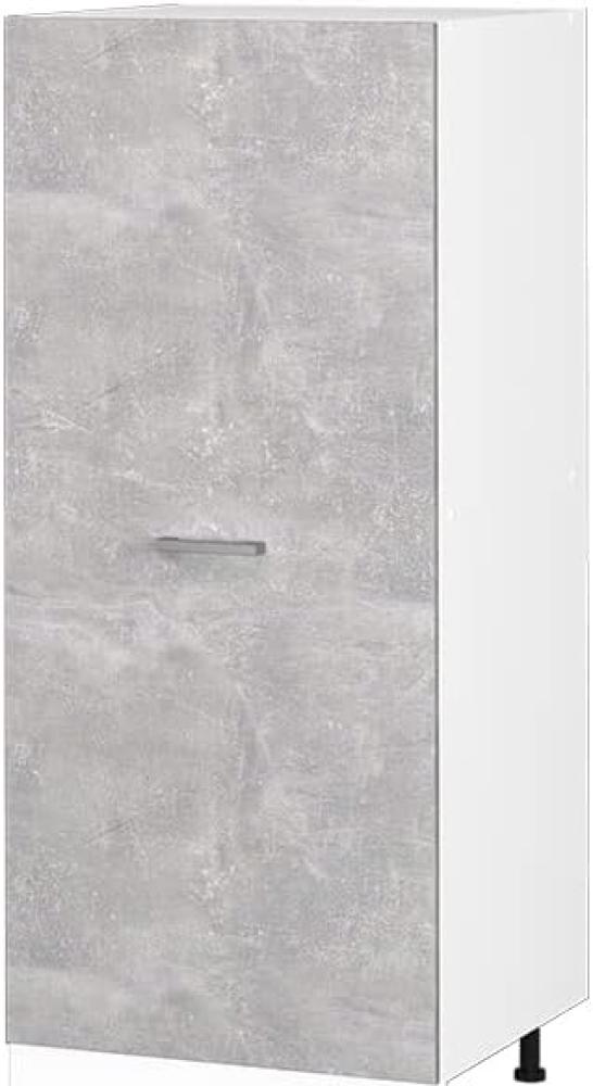 Vicco Hochschrank R-Line, Beton/Weiß, 60 cm Bild 1