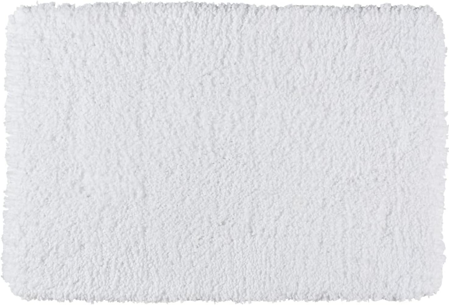 WENKO Badteppich Belize Weiß 60 x 90 cm, Mikrofaser Bild 1