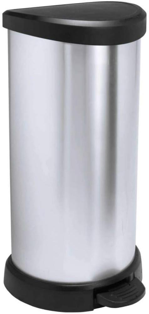 curver Mülleimer 40,0 l silbermetallic Bild 1