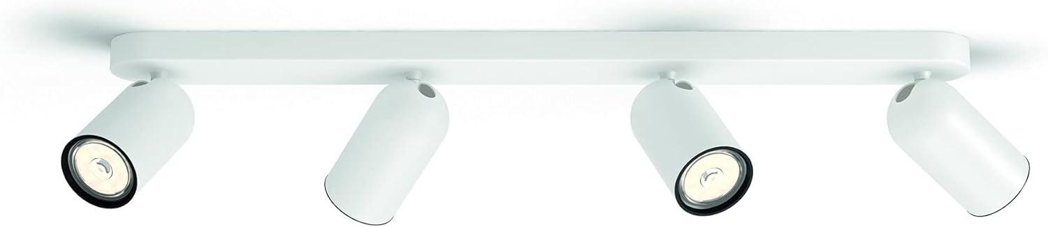 Philips myLiving LED Spot PONGEE 4-flammiger schwenkbarer Decken Strahler in Weiß Bild 1