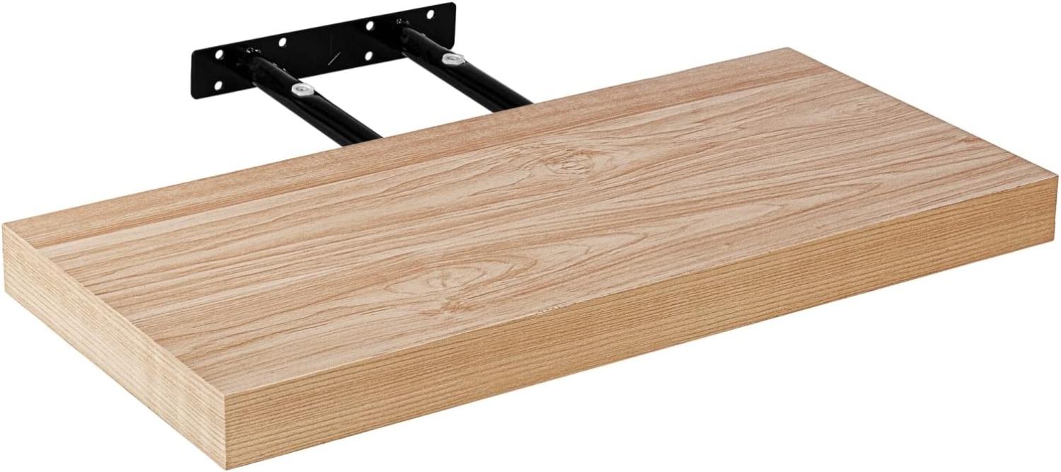 STILISTA® Wandregal Volato, Wandboard freischwebend, Längen 30cm-110cm, Bücherregal 14 Farbvarianten, Stärke 3,8cm, Schweberegal schadstoffgeprüft Bild 1