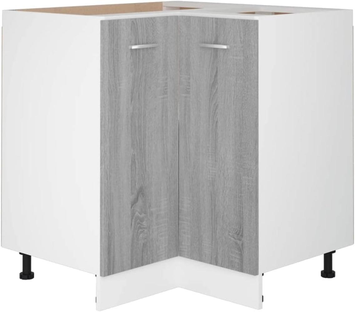 Küchenschrank Grau Sonoma 75,5x75,5x80,5 cm Holzwerkstoff Bild 1