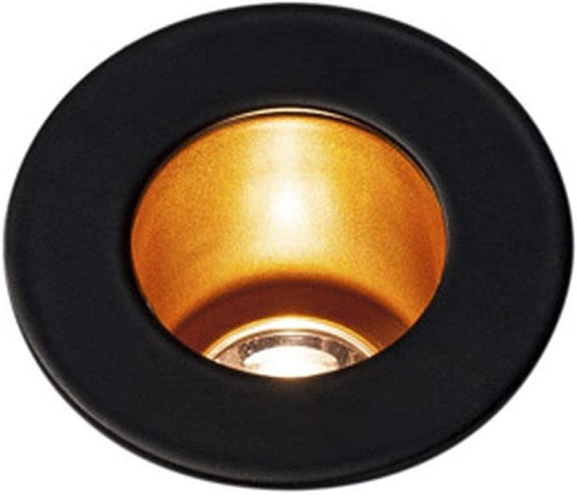 SLV No. 1000917 Horn MINI LED Deckeneinbauleuchte schwarz gold 3000K 12° Bild 1