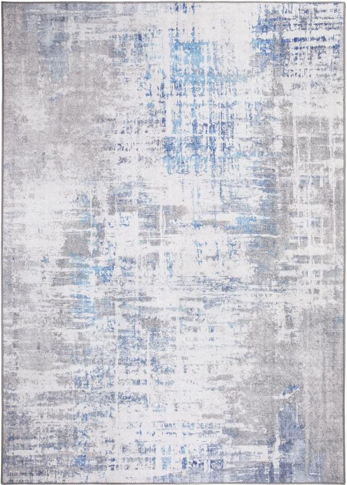 LUXOR Living Teppich Punto creme-blau, 120 x 170 cm Bild 1