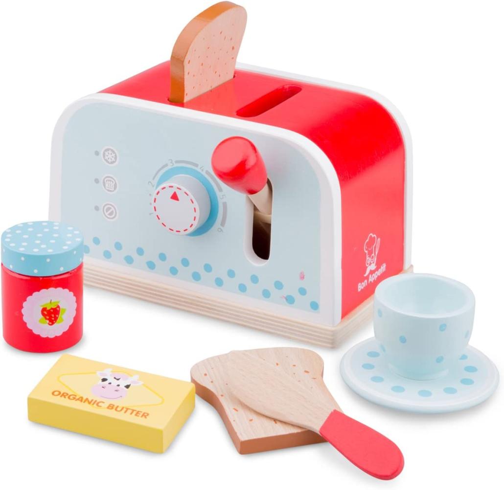 New Classic Toys - 10701 - Kinderrollenspiele - Toaster mit Zubehör Bild 1