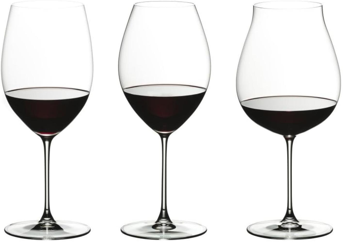Riedel Veritas Verkostungsset Rotwein, 4-tlg, Rotweinglas, Weinglas, Verkostungsglas, Hochwertiges Glas, 5449/74 Bild 1
