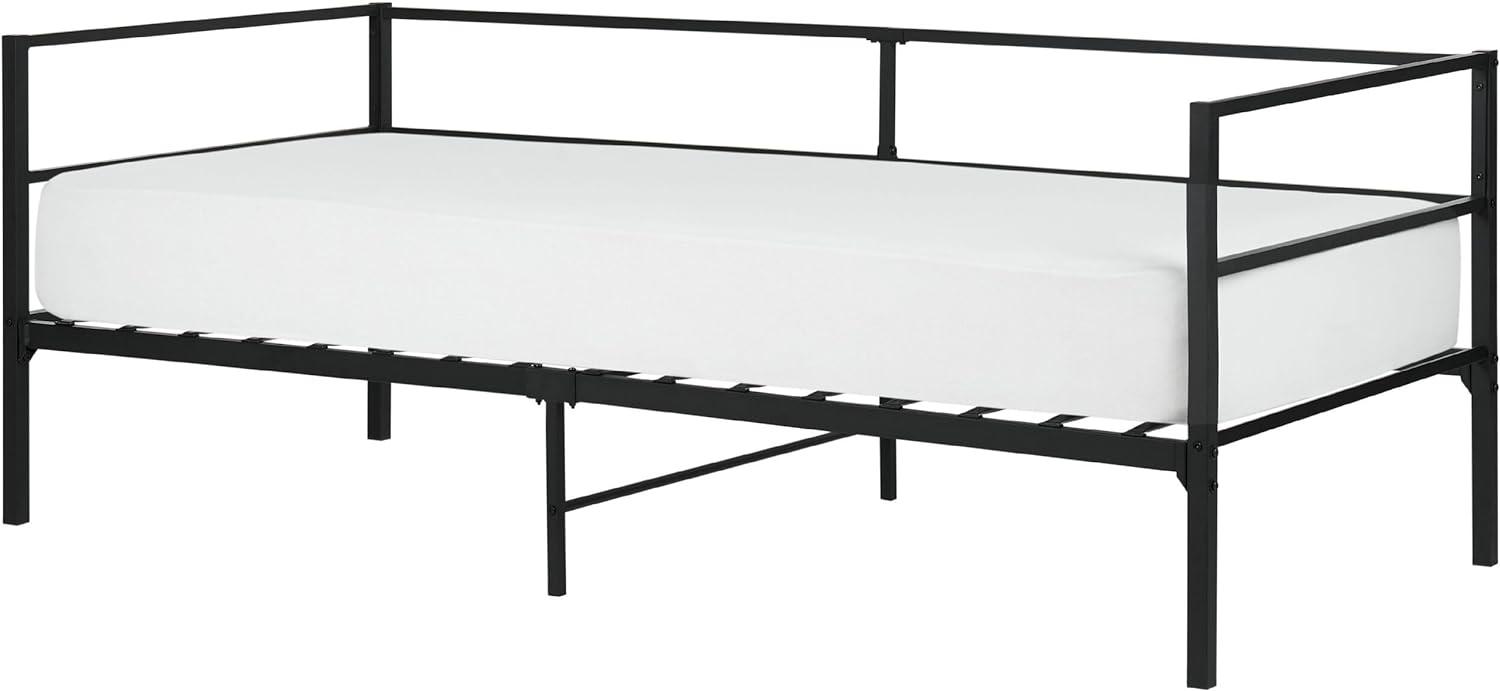 Metallbett schwarz 90 x 200 cm BATTUT Bild 1