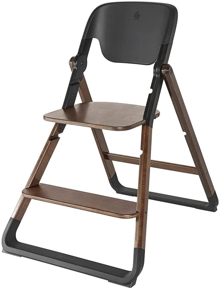 Ergobaby Evolve Toddler Chair Hochstuhlbasis Ergonomischer Stuhl für Kleinkinder Mitwachsend ab ca. 36 Monate, Höhenverstellbarer Kinderstuhl Treppenstuhl in Holzausführung, Dark Wood Bild 1