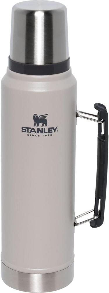 Stanley Classic Legendary Thermosflasche Edelstahl 1L - Thermos Hält 24 Stunden Heiß oder Kalt - Edelstahl Thermoskanne - BPA-Frei - Spülmaschinenfest - Ash Bild 1
