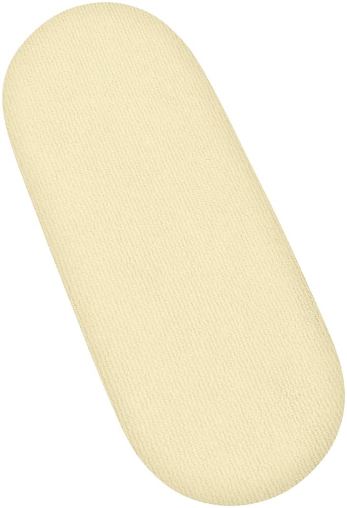 Frottee Spannbetttücher für Babykörbchen Passend für 33 x 76 cm Matratze (Gelb) Bild 1