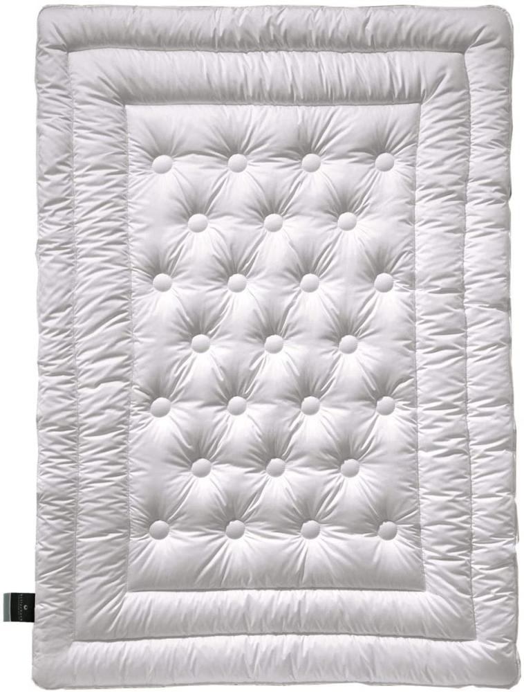 billerbeck Schurwoll Bettdecke Meisterklasse 135 x 200 cm, Wärmestufe sommerleicht, feuchtigkeitsregulierende Natur Bettdecke Bild 1