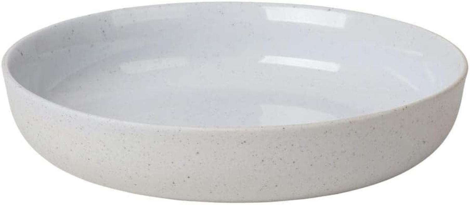 Blomus Tiefer Teller SABLO, Speiseteller, Suppenteller, Keramik, grau, 18. 5 cm, 64108 Bild 1