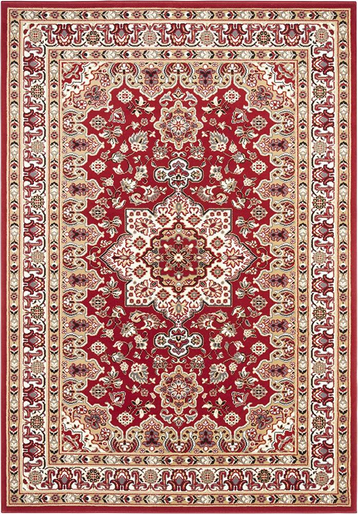 Orientalischer Kurzflor Teppich Parun Täbriz Rot - 120x170x0,9cm Bild 1