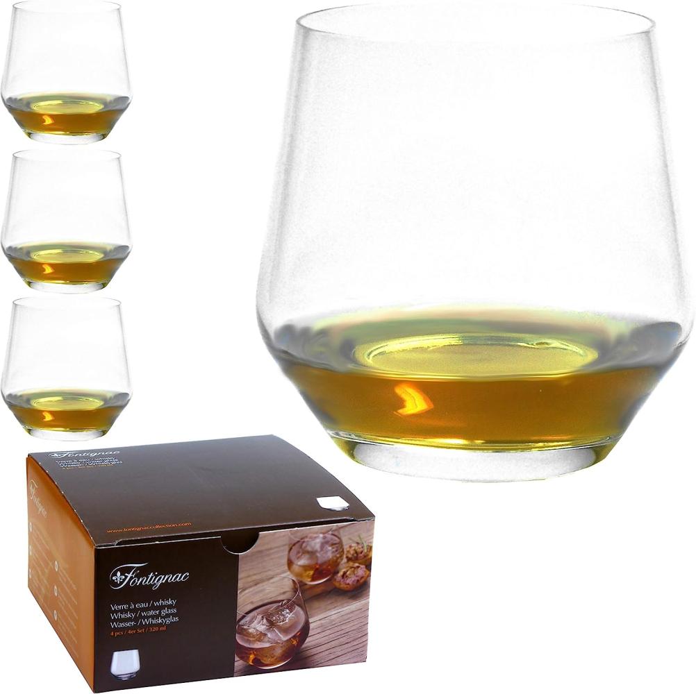 Gläser - Whiskey Gläser 4er Set, 320 ml Bild 1