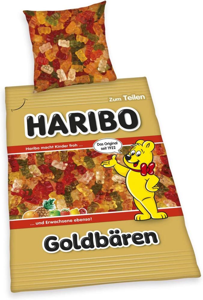 Herding Bettwäsche Haribo Goldbären | 135x200 cm + 80x80 cm Bild 1