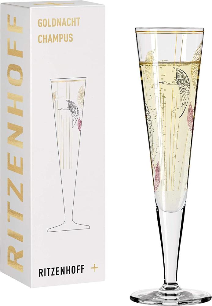 Ritzenhoff 1071018 Champagnerglas #18 GOLDNACHT Concetta Lorenzo 2021 Bild 1