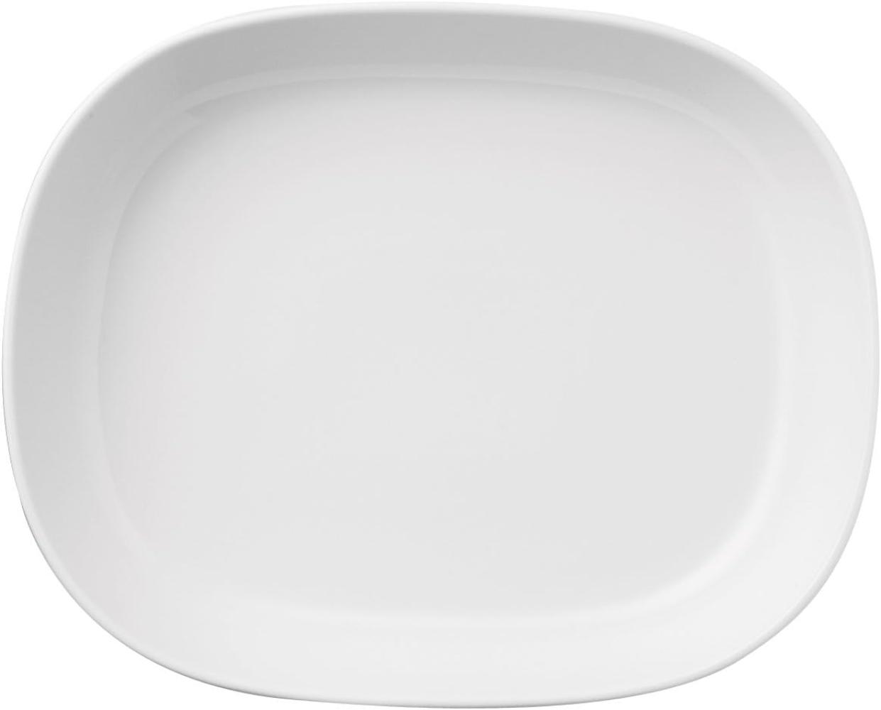 Thomas Trend Platte, Servierplatte, Beilagenplatte, Tief, Porzellan, Weiß, Spülmaschinenfest, 30 cm, 12530 Bild 1